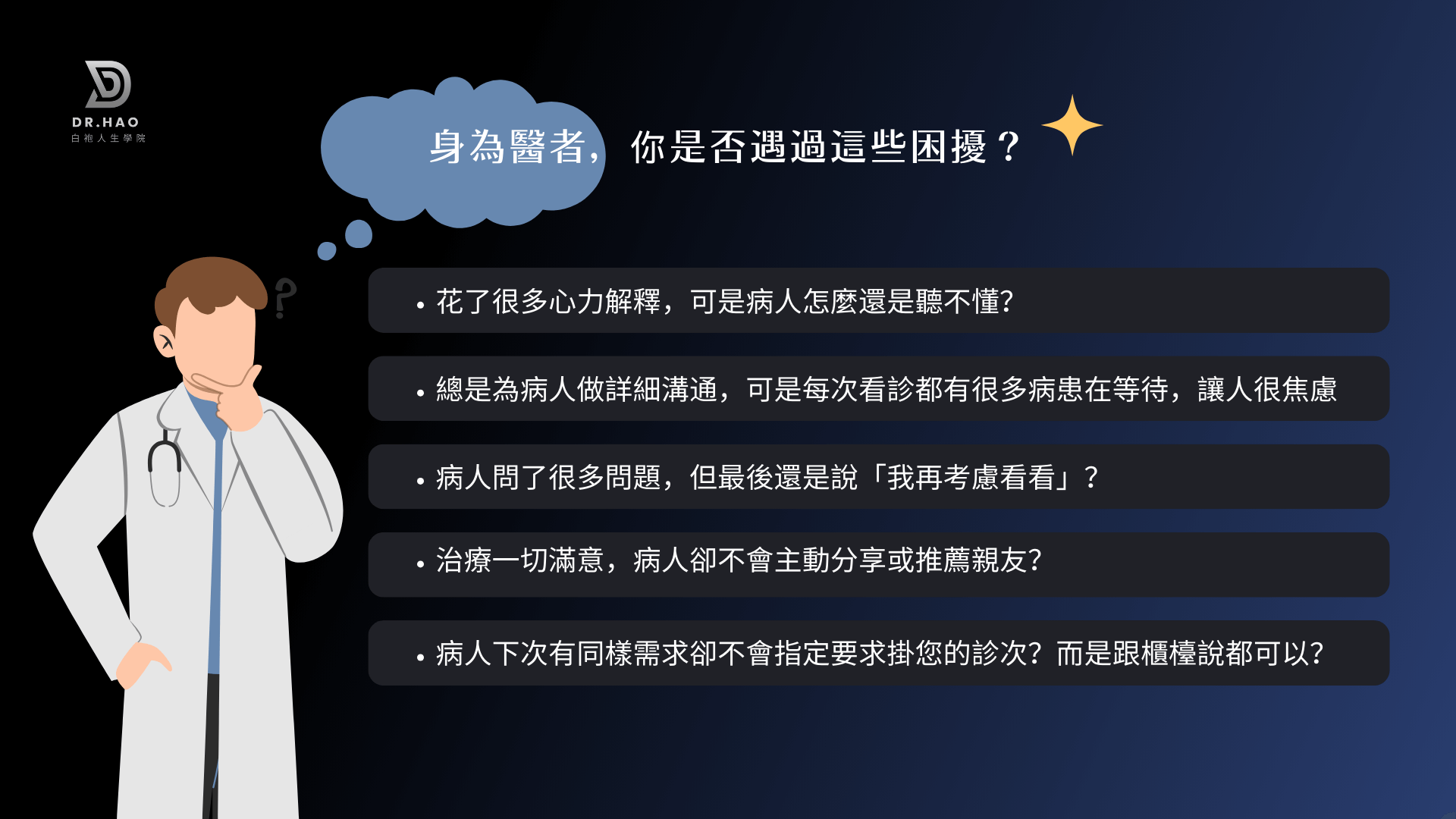 醫療溝通 常見難題